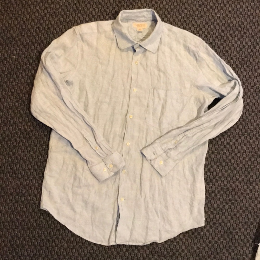 Men’s Banana Republic LS 100% Linen Shirt